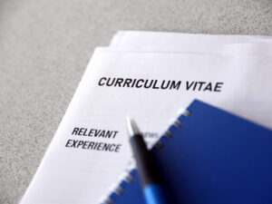 freelance writer's CV