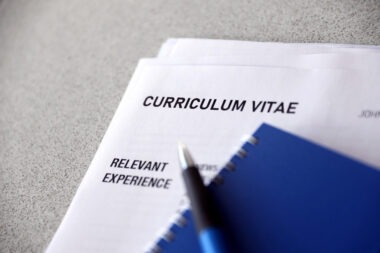 freelance writer's CV