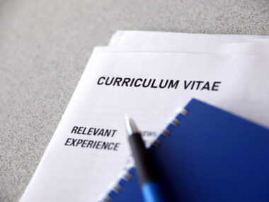 freelance writer's CV